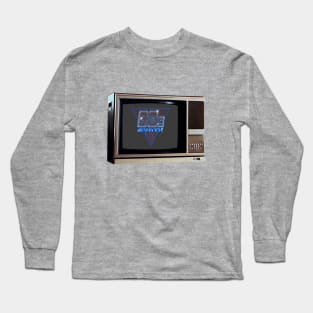 TV SET /80s SYNTH #5 Long Sleeve T-Shirt